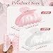 Yuxung 8 Pack Bridesmaid Proposal Gifts Acrylic Hair Claw Clips 3.3 Inch Cute Claw Clips Barrettes Bachelorette Party Wedding Bridal Bridesmaid Women Girls Hair Accessories (White&pink)