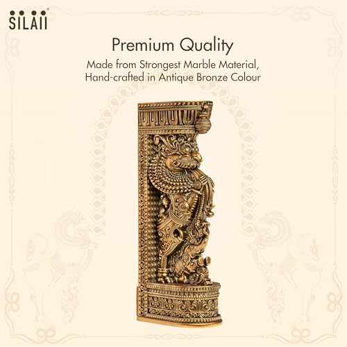 Image of SILAII Yazhi 1-Feet Set of Two Sculpture - Handcrafted Decorative Statue for Home & Office Decor, Premium Artistic Idol
