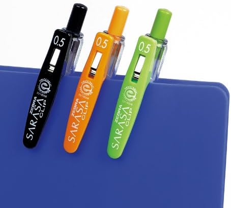 Zebra Sarasa Push Clip Gel Ink Pen - 0.3 mm - 10 Color Set