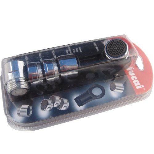 Kit de ahorro de agua de la casa - toque aireadores 3x 24mm 1x 22mm, reductor de caudal de ducha, herramienta