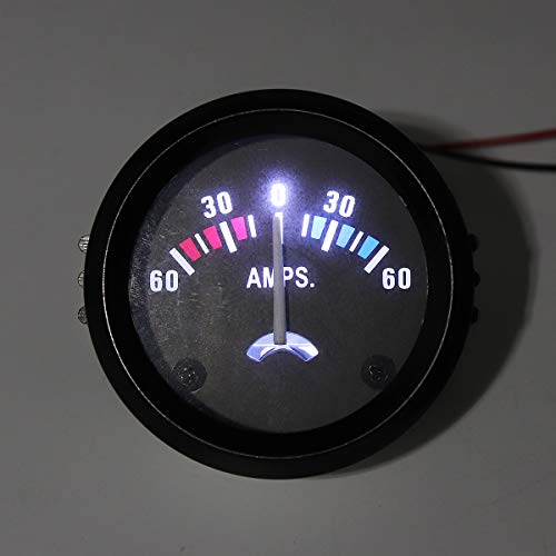 Epathchina EPC_CEC_542 2 Inch 52Mm 12V 60-0-60 Amp Universal Ammeter Gauge Meter thumb #4