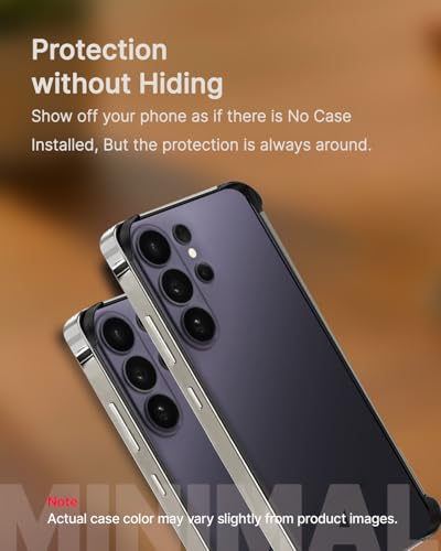 Image of RAEGR Case | Anodized Aluminum Bumper | Edge Armor Protective Minimal Case Designed for Galaxy S26 Ultra (2026) - Natural Titanium RG10658