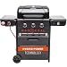 Char-Broil Gas- & Hybridgrill Gas2Coal Special Edition 3 Brenner, Holzkohleschale, 900°C Sear-Brenner