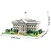 dOvOb Architecture White House Micro Mini Blocks (2021PCS) - 3D Puzzle Building Blocks Set Toys for Kids or Adult