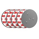 Lacaso Rauchmelder Magnethalter [5X] | 3-Fach Neodym-Magnete & starker 3M Kleber I Für alle Rauchmelder I Hält an Allen Oberflächen I Schnelle & sichere Montage ohne Bohren