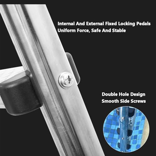 Escalera para piscina acero inoxidable 3 peldaños miniatura 3