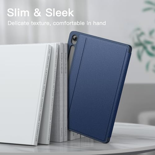Image of JETech Cover Case for Samsung Galaxy Tab S10 FE Plus /S10 FE+ 13.1-Inch with S Pen Holder, Slim Folio Stand Protective Tablet Cover, Multi-Angle Viewing (Navy)
