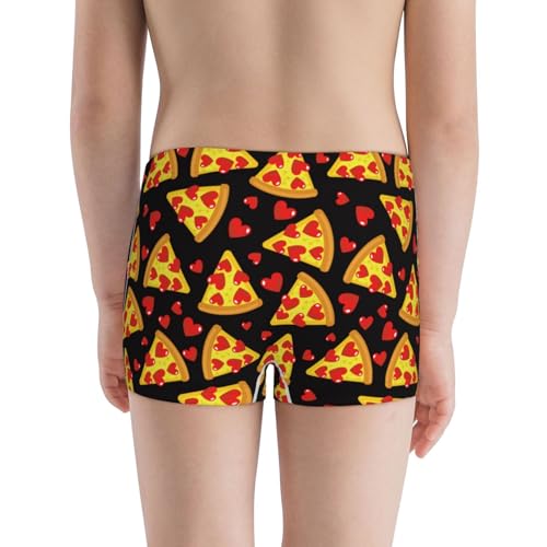 Boys' Cotton Boxer Brief Soft Underwear-Cartoon Pizza3