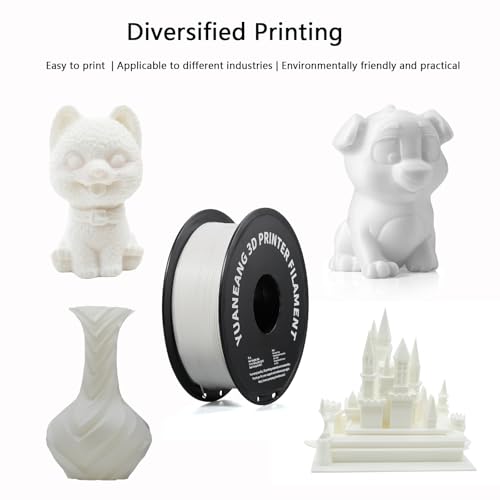 Filamento PLA para impresora 3D 10 rollos 1.75 mm Descripción: Filamento PLA YUANEANG para impresora 3D, 10 rollos de 1.75 mm. Precisión dimensional de +/- 0.02 mm y peso de 2.2 libras por carrete, totalizando 10 kg. Colores disponibles: negro, blanco, gris, rojo, azul, verde y naranja. Ideal para tus proyectos de impresión 3D. - Fernando Cortés