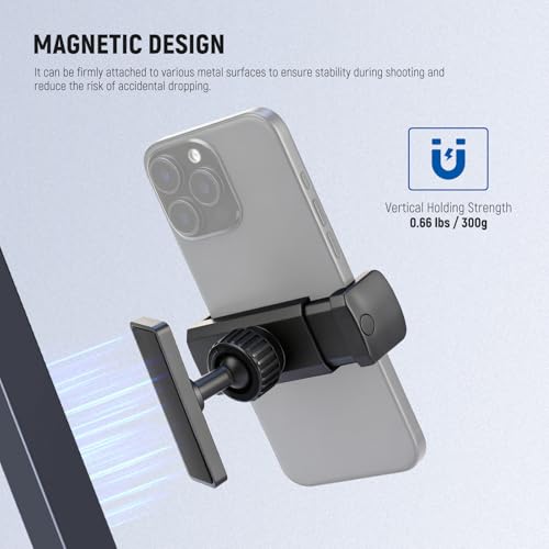 Image of NEEWER Magnetic Phone Holder Mount Stand, Home Gym Workout Forklift Decor Stuff Essential Accessories Gear Compatible with iPhone Android Samsung for Women Men Girl Boy Video Recording, PA119