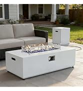 Amazon.com: KHOLH 44 Inch Propane Gas Fire Pits Table for Outside