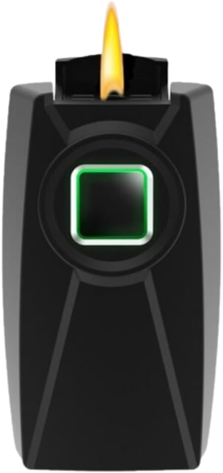 GEI Black Biometric Fingerprint Pocket Lighter 1 pk - Case of: 1;