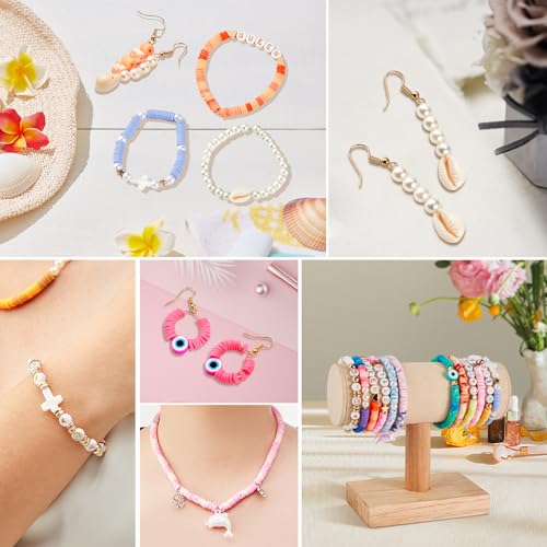 LEUCHTAMOR 20000pcs Clay Beads Bracelet Making Kit,Polymer Beads with Alphabet Letters for Making,DIY Arts Friendship Bracelet for Adults (120 Colors)
