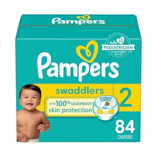 Pampers Swaddlers Diapers - Size 2, 84 Count, Ultra Soft Disposable Baby Diapers