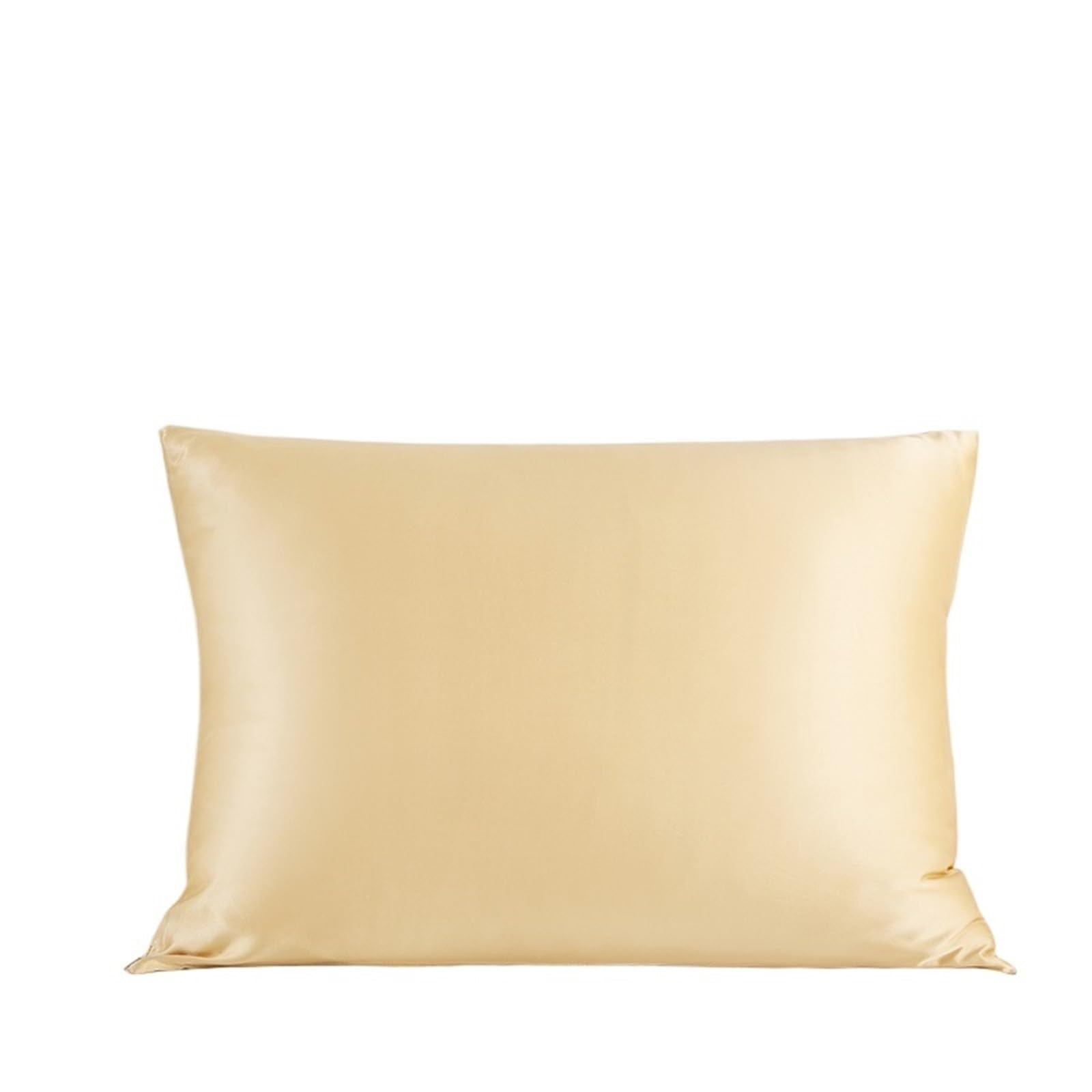 Silk pillowcase Mulberry Silk Pillowcase Pillow Cover For Hair And Skin With Hidden Zipper Cases(Camel,1PCx51x66cm)