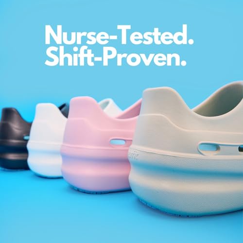 NURSTEP Unisex Lightweight Slip On Comfortable Slip Resistant Medical Nursing Mule & Clog Recovery Slides with Arch Support Insoles for Healthcare Hospital Work Operating Room3