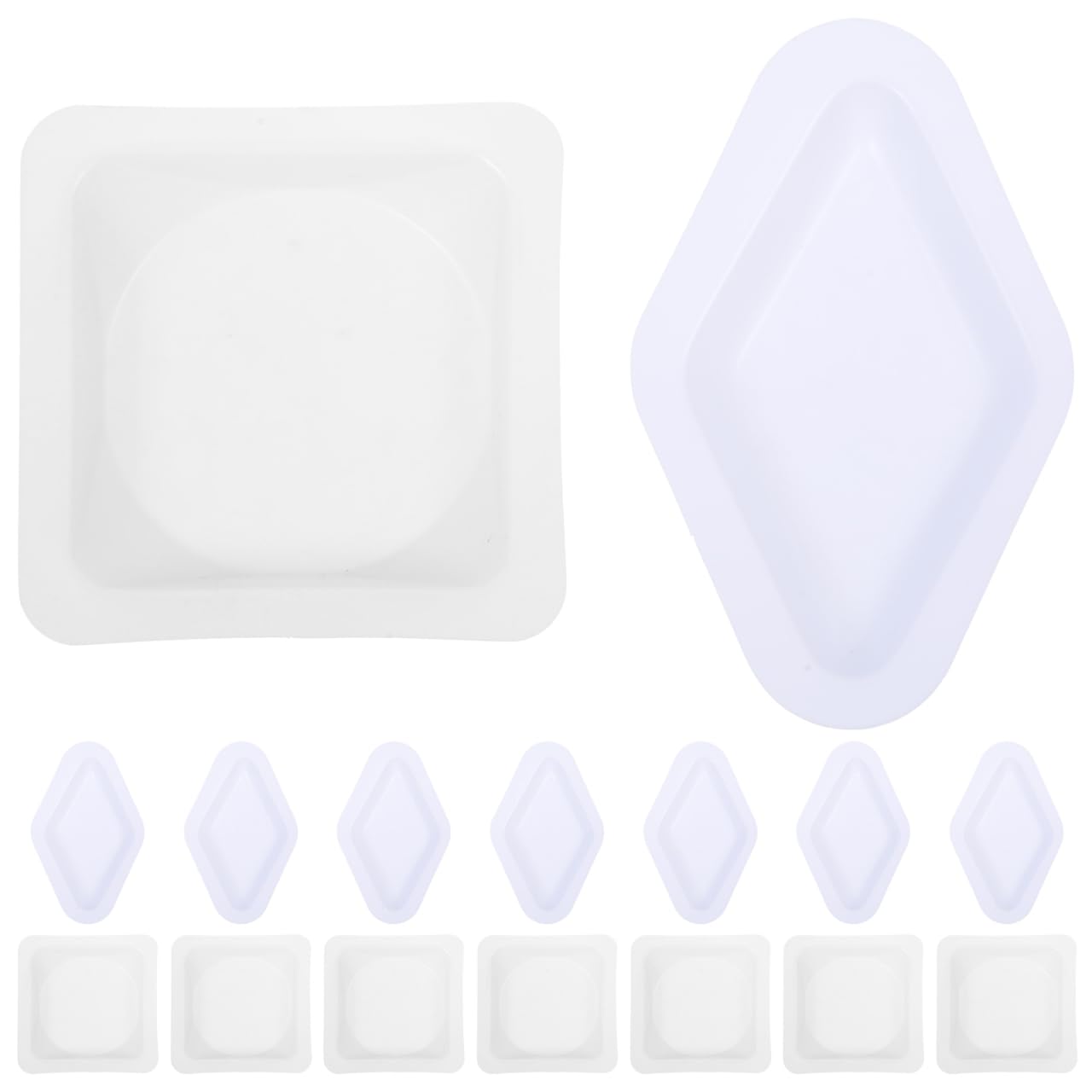 OUNONA 100 PcsPlateau De Pesée En Plastique Pesée Bateaux De Pesée Bateaux De Pesée Pour Laboratoire Pesée Plats De Poudre Plaques De Pesée De Laboratoire Plats De Pesée Pour Laboratoire Plateau