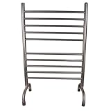 Amba SAFSB-24 Solo 24-Inch x 38-Inch Freestanding Towel Warmer, Brushed