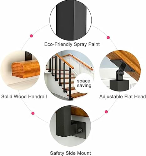 Garde-corps de sécurité pour terrasse et extérieur avec barrière réglable - 6