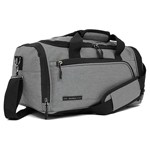 CUQOO 40x20x25cm Ryanair Cabin Bags with Adjustable Shoulder Strap in Grey - Perfect Under Seat Airline Hand Luggage Bag | Compact Carry on Bag with Front Document Pocket Cover