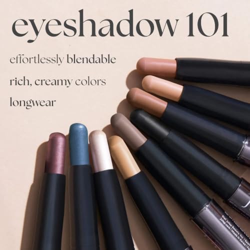 Julep Eyeshadow 101 Cream-to-Powder Waterproof Eyeshadow Stick – Champagne Shimmer – Long-Lasting, Buildable, Crease-Proof, Cruelty Free, Shimmer Finish with Built-In Smudger - 3