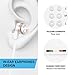 LUXEAR Earbuds with Microphone, in-Ear Stereo Headset Earphones with Remote Control Clear Sound, Noise-isolating, Ergonomic Comfort-fit, for All Android Smartphone(Gold)