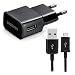 Produktbild Original Samsung 2in1 Ladeset mit Travel Ladeadapter ETA-U90EBE 2.0A + Original Samsung Micro USB 2.0 Ladekabel Datenkabel in schwarz