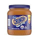 High Protein Crunchy Peanut Butter, Extra Crunchy Peanut Butter, 4 lb Large Jar