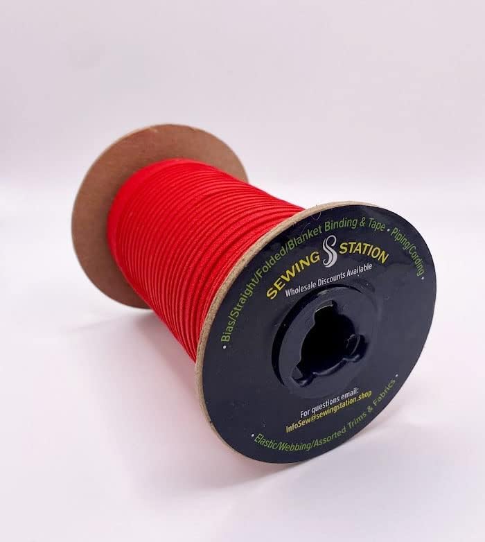 0.5" Cord Piping Poly/Cotton BIAS Tape 25 Yards (Black)