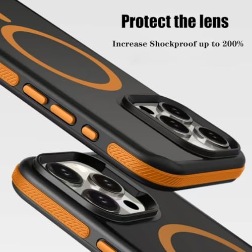 Coque magnétique iPhone 15 Pro transparente avec charge sans fil MagSafe antichoc - 4