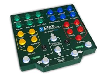 Club Keyboard Pro Series Wireless 28 Button Golf Simulator Control Box (Green)