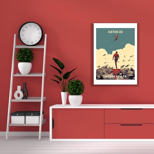 Impression d'art mate Catch 22 moyen format collection livres