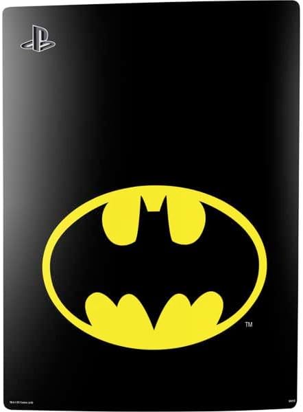 Skinit Decal Gaming Skin Compatible with PS5 Digital Edition Console - Officially Licensed DC Comics Batman Movie 1989 Logo Design