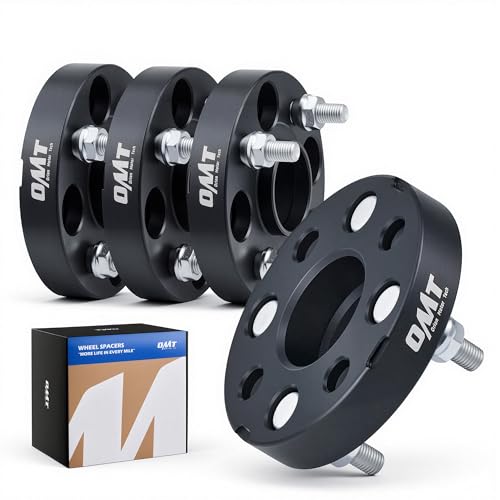 Orion Motor Tech 1(25mm) 4x100 Wheel Spacers Compatible with Honda Accord Civic Mini Cooper Toyota Corolla Prius 56.1mm Bore Hubcentric Wheel Spacer Kit with M12x1.5 Studs