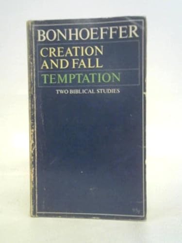 Creation and Fall/Temptation B001PL3WBM Book Cover