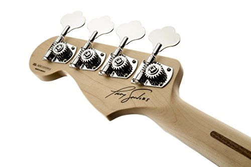 FENDER 0143110391 Troy Sanders Jaguar Bass touche Palissandre Guitare électrique – Argentée - Les Beatles, Paul McCartney, John Lennon, RIngo Starr, George Harrison FENDER 0143110391 Troy Sanders Jaguar Bass touche Palissandre Guitare électrique – Argentée – Image 7