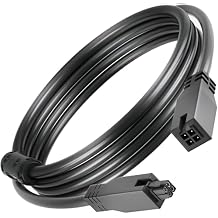 1M 4-Pin ACE Pro Extension Cable Compatible with Anycubic Kobra 3/Kobra 3 Max/Kobra S1 Combo 3D Printers 22AWG Copper Core Extension with Magnetic Ring Filter