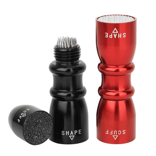 Msuhettu 2 Pack Premium Pool Cue Tip Tools, 3-in-1 Billiard Cue Tip Shaper, Compact Billiards Pool Accessories & Tip Repair Kit, Gift for Friends or Pool Lovers by Msuhettu - Used condition - US$10.00