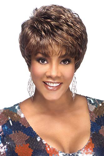 Perruque synthétique complète 1B AMY-V Vivica A Fox cheveux noirs