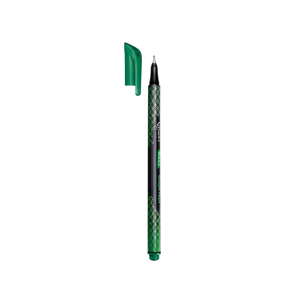 Maped Peps Premium 749048 – Pennarelli Punta Fine 0,4 Mm Rivestita In Metallo, Confezione Da 8 Colori