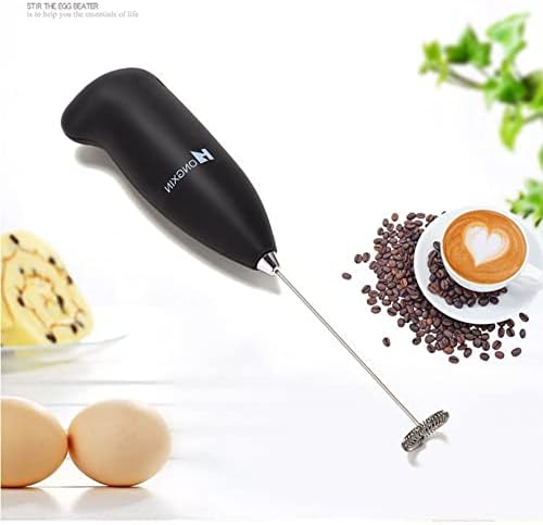 Milk Frother Handheld Mixer Foamer Coffee Maker Egg Beater Chocolate/Cappuccino Stirrer Mini Portable Blender Kitchen Whisk Tool M1-Pink