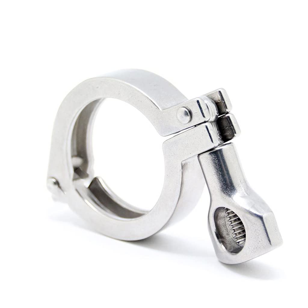 304 SUS Tri Clamp Sanitary Single Pin Clamp with Silicone Gasket(119mm)