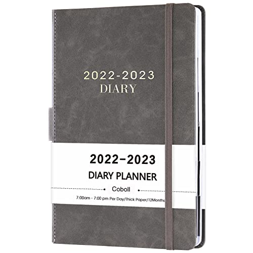 Agenda 2021-2022 Day to Page - Agenda quotidien de productivité A5 de juillet 2021 à juin 2022, avec onglets mensuels, poche intérieure, à bandes, 14,3 X 21 cm Cover