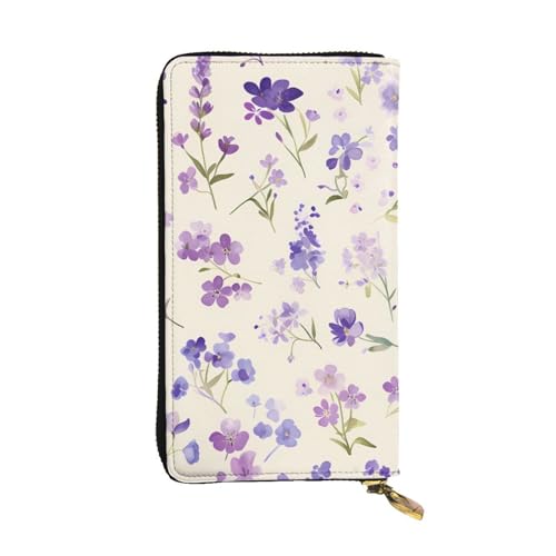 Portefeuille en cuir lavande HYTTER pour femme active noir