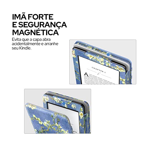 WB Capa Kindle 11ª Geração Silicone Flexível e Sensor Magnético Vertical (Não compatível com Kindle