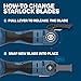 BOSCH OSL138K 1-Piece 1-1/4 In. Starlock Oscillating Multi Tool Soft Materials High-Carbon Steel Hook Knife Blade for Cutting Applications in Carpet, Cardboard, Asphalt Shingles