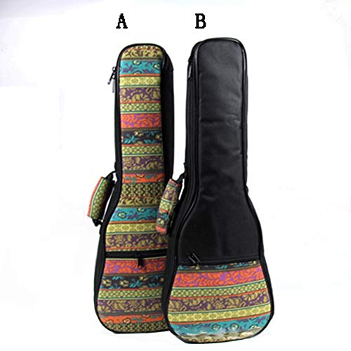 Yiwa 21/23/26 Pouce Bohemia Style Portable Coton Rembourré Basse Guitare Sac Housse Ukulélé Case Box B 23 pouces - Les Beatles, Paul McCartney, John Lennon, RIngo Starr, George Harrison Yiwa 21/23/26 Pouce Bohemia Style Portable Coton Rembourré Basse Guitare Sac Housse Ukulélé Case Box B 23 pouces – Image 5