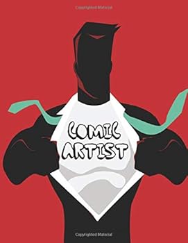 Paperback Comic Artist (Red) : Blank Comic Book for Comic Drawing and Comic Fantasy,Comic for Kids/Teens/Students Book