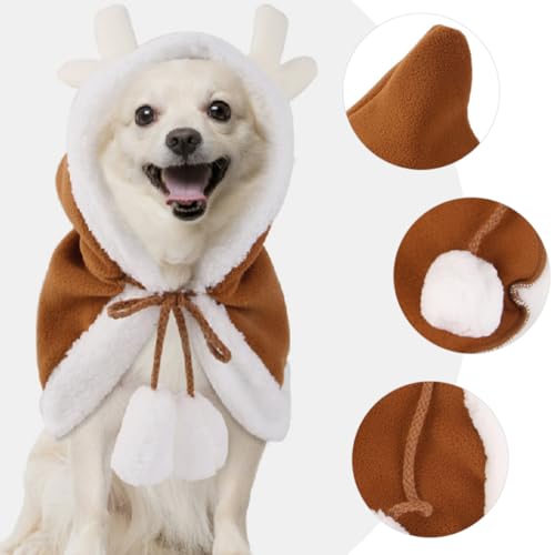 Capa para perro KOMBIUDA tamaño pequeño marrón miniatura 6