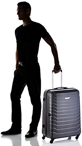 Image of Aristocrat Juke Grey Polycarbonate Hardsided Luggage Set of 3 Small, Medium & Large (JUKESETTMGP)